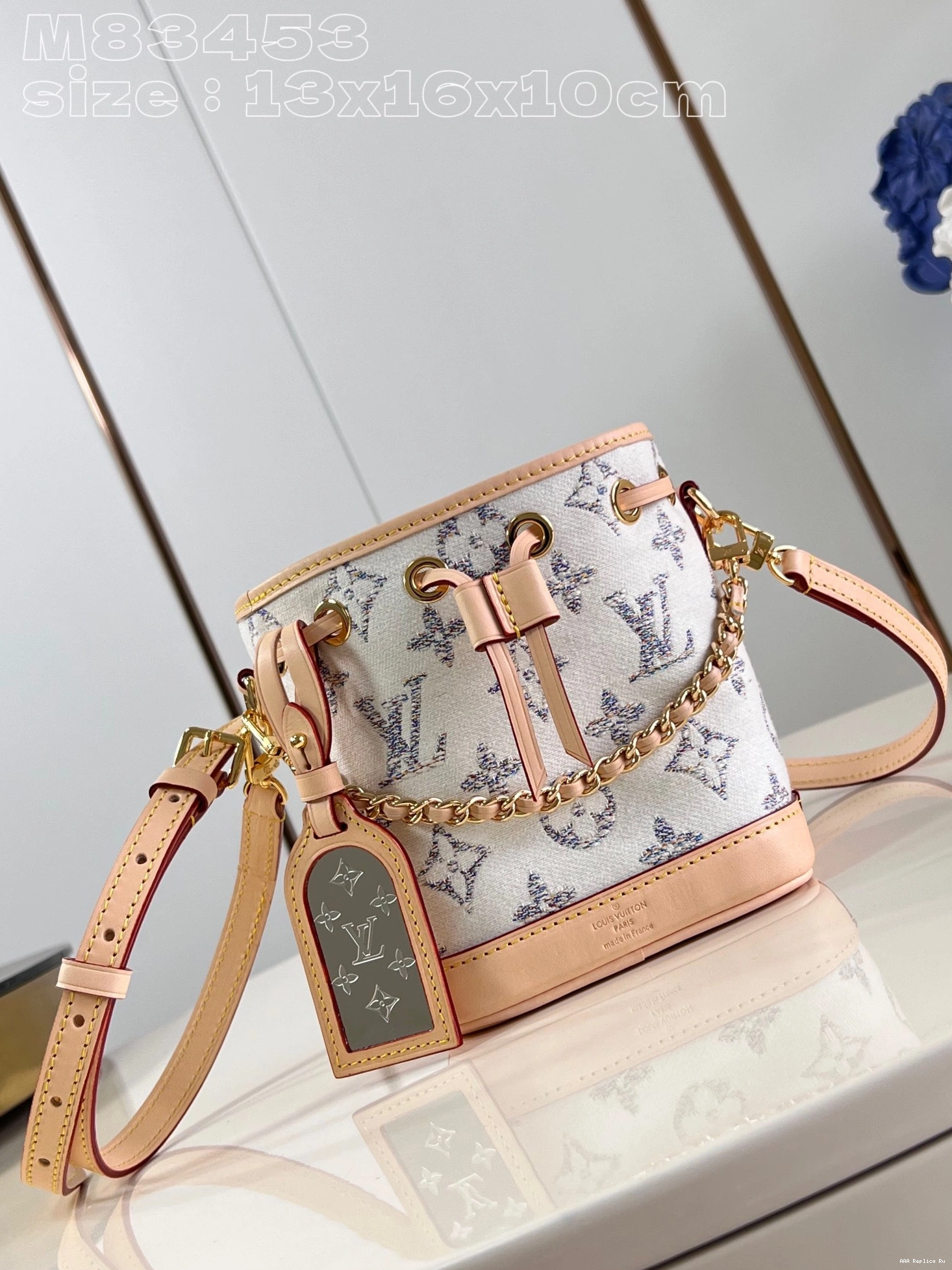 AAA Replica Ru VUITTON LOUIS NOÉ-13*16*10cm NANO 0811
